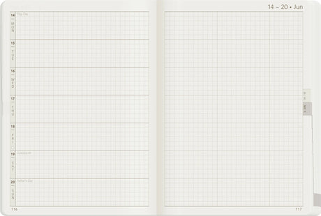 Wonderland222 B6 Weekly Planner Core Horizontal Weekly Layout