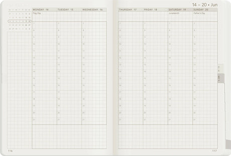 Wonderland222 2027 B6 Weekly Core Unstacked Weekly Layout