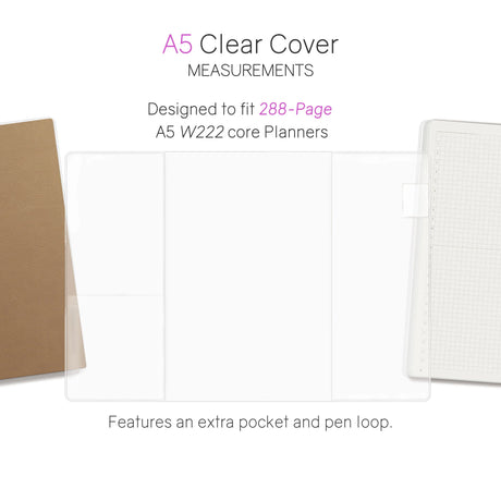 Wonderland222 Core Vinyl Planner Cover A5