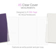Wonderland222 368-Page Clear Vinyl Cover for Wonderland222 Notebook