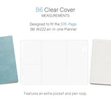 Wonderland222 Clear Cover for B6 All-in-One