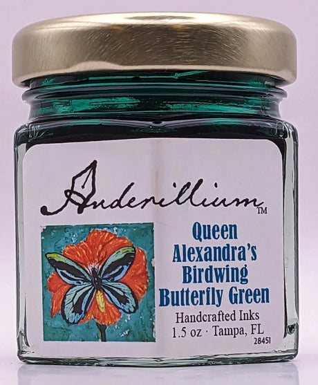 Anderillium Ink Queen Alexandra's Birdwing Butterfly Green