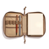 Lochby A6 Daily Folio in Navy with Tan Interior