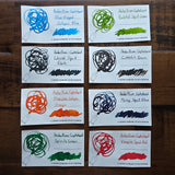 Anderillium Ink Cephalopod Series Swatches