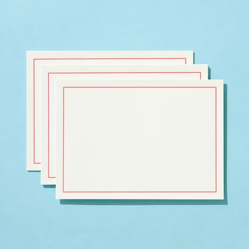 Shorthand Letter Sets (Red Border)