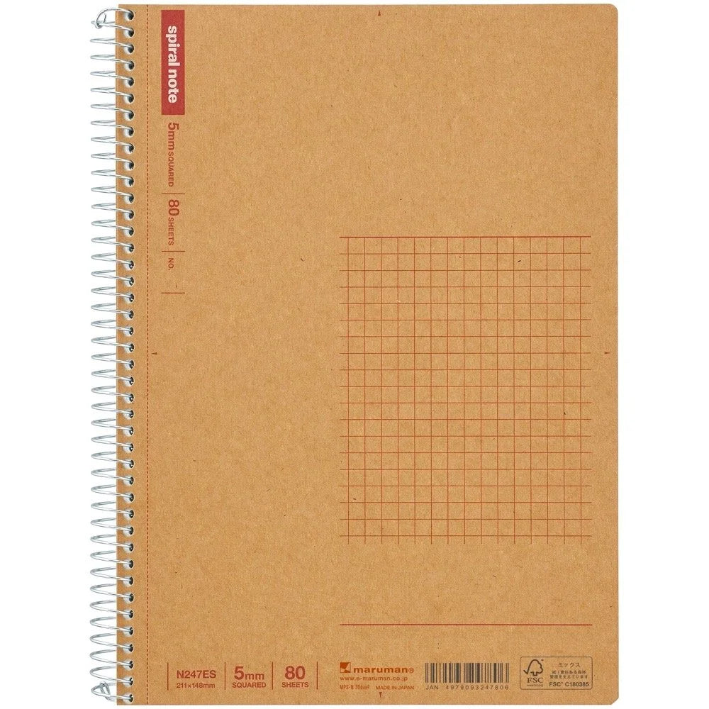 Maruman Spiral Note Basic Notebooks (Multiple Sizes)