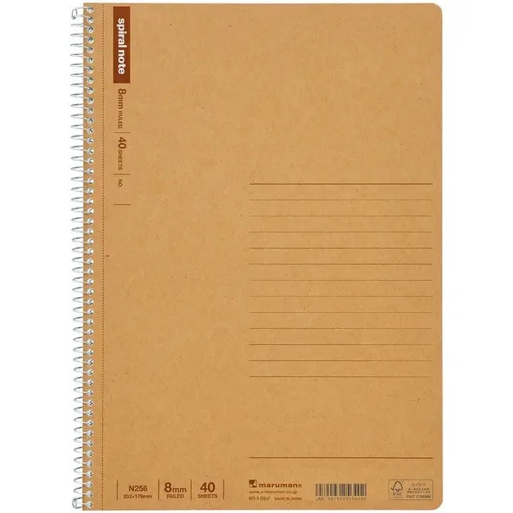 Maruman Spiral Note Basic Notebooks (Multiple Sizes)