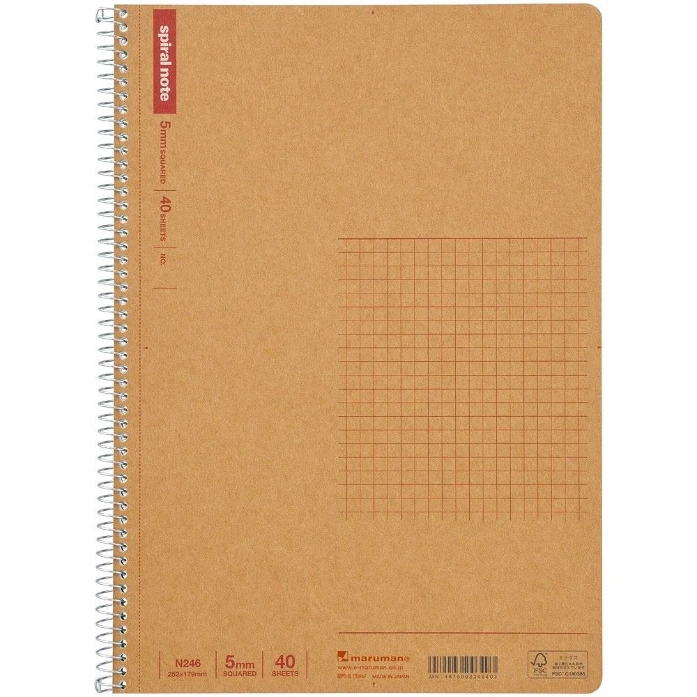 Maruman Spiral Note Basic Notebooks (Multiple Sizes)