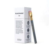Blackwing 602 Short Pencil leaning against packaging
