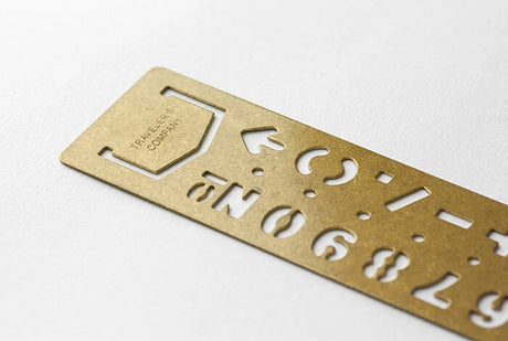 TRAVELER's Company Brass Template Bookmarks Clip Alternate view
