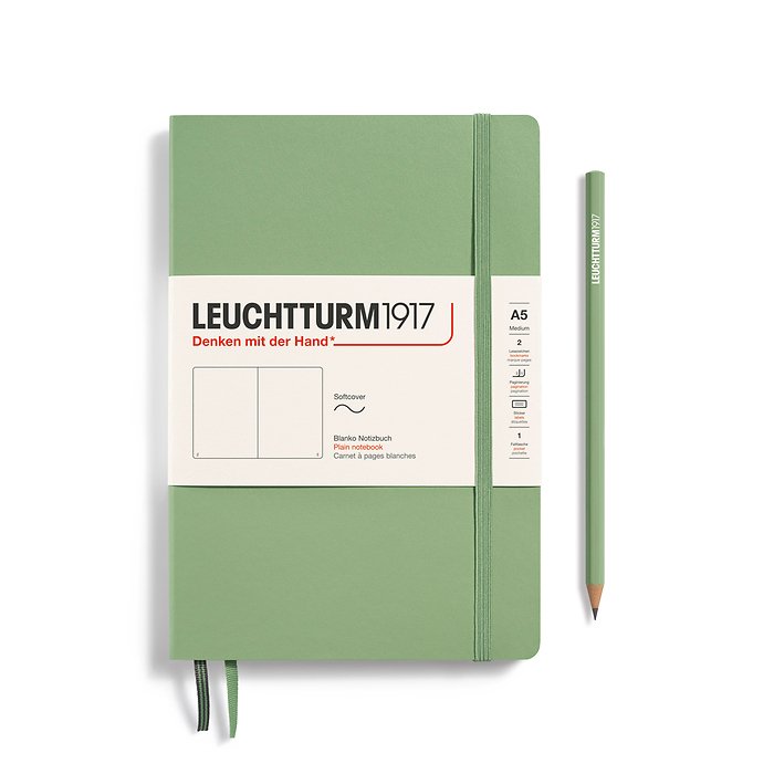 Leuchtturm 1917 Soft Blank Sage A5