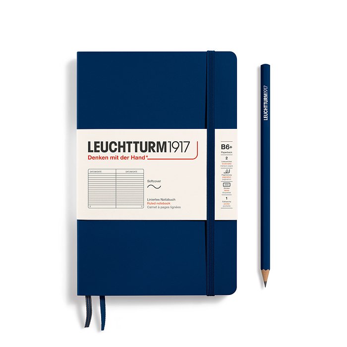 Leuchtturm 1917 Lined Soft B6 Navy