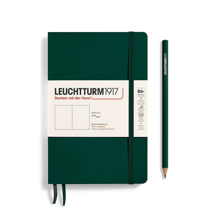Leuchtturm 1917 Soft Blank B6 Forest Green