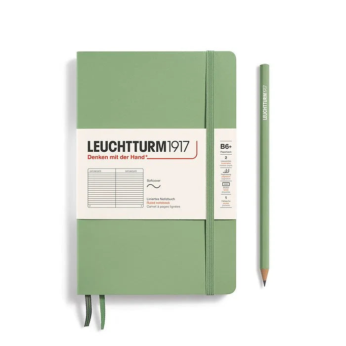 Leuchtturm 1917 Soft Lined B6 sage