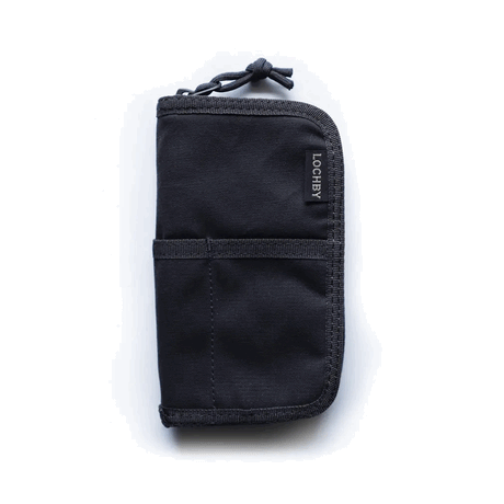 Lochby Quattro Original Four-Pen Case Charcoal and Natural