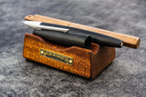 Galen Leather Mahogany Pen Rest (3 Pens)
