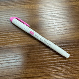 Zebra Mildliner highlighter with bold and  fine tips in Fuchsia (MFU)
