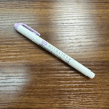 Zebra Mildliner highlighter with bold and  fine tips in Lilac (MLL)
