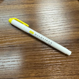 Zebra Mildliner highlighter with bold and  fine tips in Lemon Yellow (MLY)