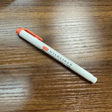 Zebra Mildliner highlighter with bold and  fine tips in Vermillion (MVE)